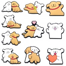 Line Dog Shoe Charms DIY Accessories Sandals Decor...