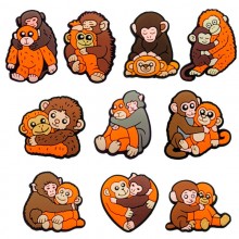Punch Monkey Shoe Charms DIY Accessories Sandals D...