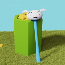 B