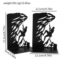 Outdoor mountaineering theme metal bookshelf booke...