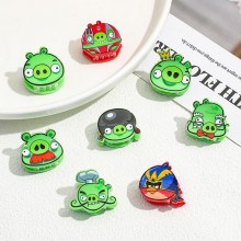 Angry Birds Acrylic Hair Claw Clips