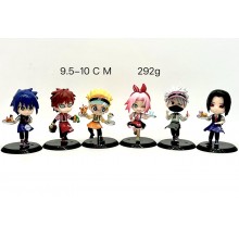 6pcs/set Naruto anime figures(OPP bag)