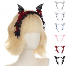 Bat lace Lolita headband headdress