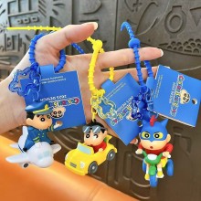 Original Crayon Shin-chan anime figure doll key chains