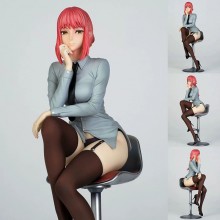 25cm Chainsaw Man Makima sitting anime figure