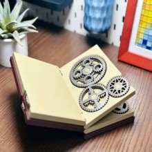 3D Printing moving Mechanisms Gears Book Action Fi...