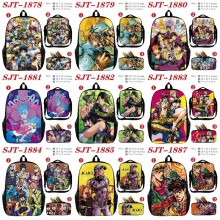 JoJo's Bizarre Adventure nylon backpack bag shoulder pencil case