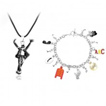 Michael Jackson Alloy Bracelet Necklace