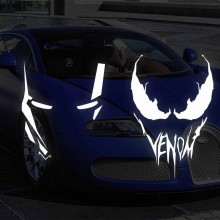 Creative Venom Legends Car Fashion Waterproof Stickers