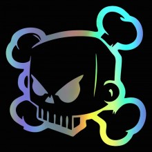 Avatar Angry Ken Block Skull Car Motorcycle Waterproof Stickers