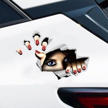 3D Anime Girl Eyes JDM Car Motorcycle Waterproof Stickers
