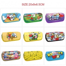 BTS BT21 star pen case pencil bag