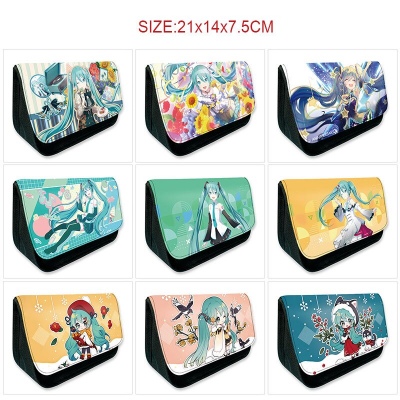 Hatsune Miku triangle pen bag pencil case