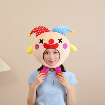 Funny Joker Plush Hat Headgear