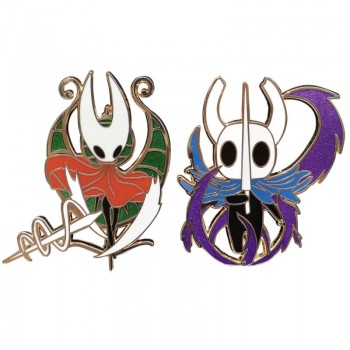 Hollow Knight Alloy Enamel Badges Brooch Pins