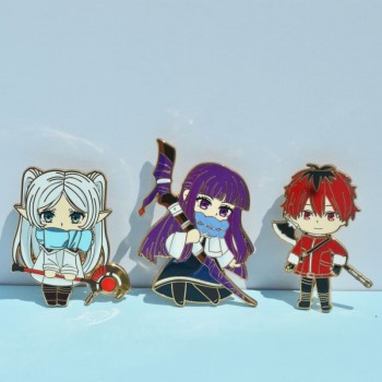 Frieren Beyond Journey's End Alloy Enamel Badges Brooch Pins