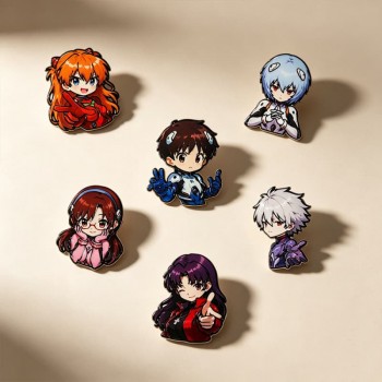 EVA Alloy Enamel Badges Brooch Pins