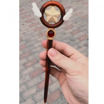 Card Captor Sakura Wand Hairpin