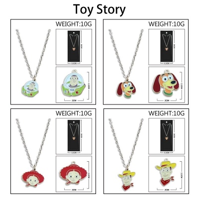 To Story Colorful Enamel Alloy Necklace
