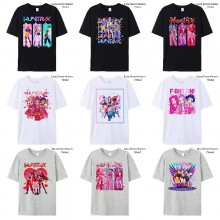 K-POP Demon Hunters anime short sleeve cotton t-sh...