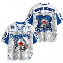 Doraemon anime Soccer Short Sleeve Printed T-Shirt
