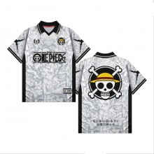 One Piece anime short sleeved polo t-shirt t shirt...