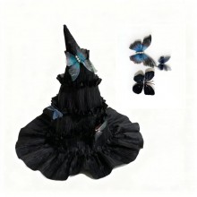 Halloween Cosplay Black Witch Hat