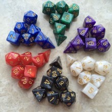 7Pcs/set Dungeons and Dragons Acrylic Double-Color...