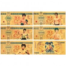 Bruce Lee coin gold banknotes bills(price for 1pcs...