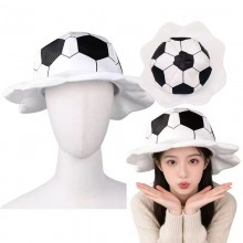 Funny Football Plush Hat Headgear