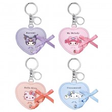 Sanrio Hello Kitty My Melody Heart Ribbon Key chain