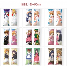Card Captor Sakura two-sided long pillow adult body pillow 50*150CM