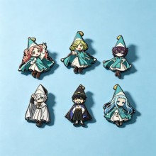 Witch Hat Atelier Alloy Enamel Badges Brooch Pins