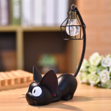 Little Black Cat Resin Night Light