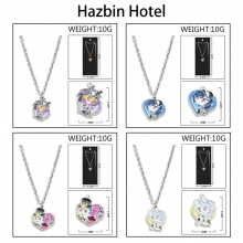 Hazbin Hotel Colorful Enamel Alloy Necklace