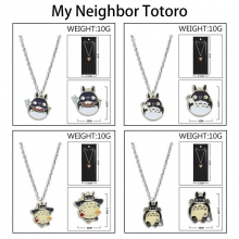 Totoro Colorful Enamel Alloy Necklace