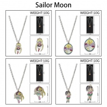 Sailor Moon Colorful Enamel Alloy Necklace